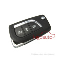 Flip remote key 3 button 434Mhz for Toyota VERSO flip key